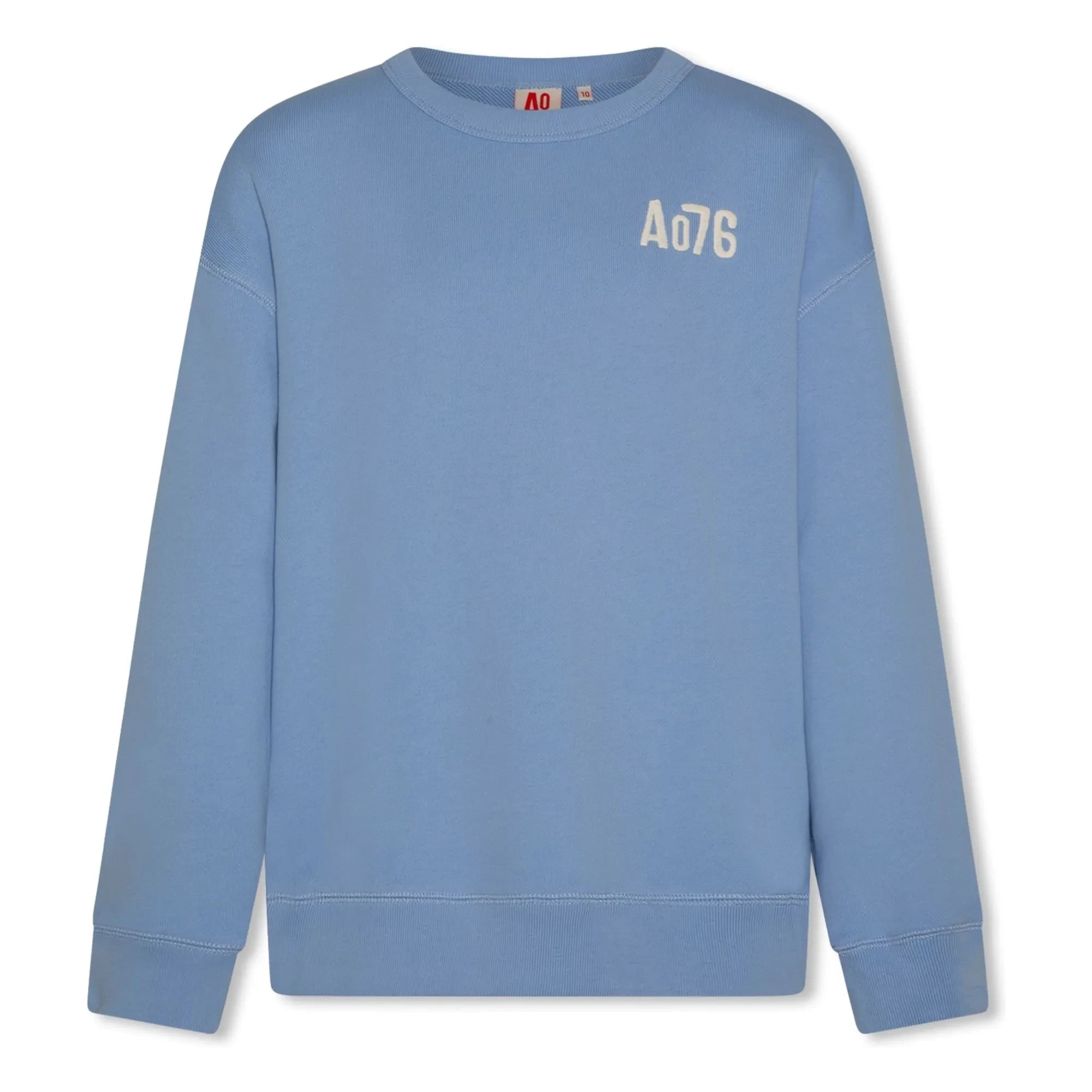AO76 - Sudadera de algodón reciclado Oscar | Celeste