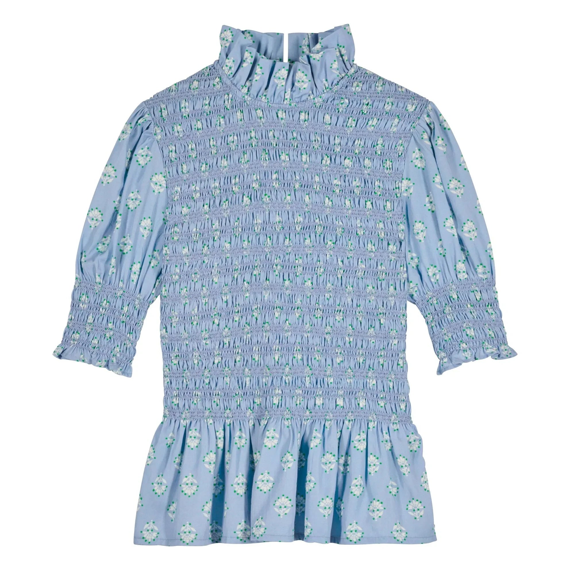 Maria de la Orden - Blusa de algodón Aleria SS | Azul