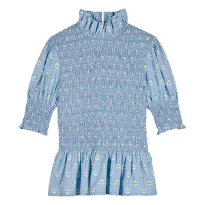 Maria de la Orden - Blusa de algodón Aleria SS | Azul