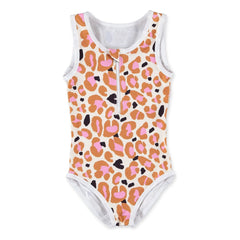 Beach & Bandits - Bañador de una pieza con protección UV Candy Leopard de fibras recicladas