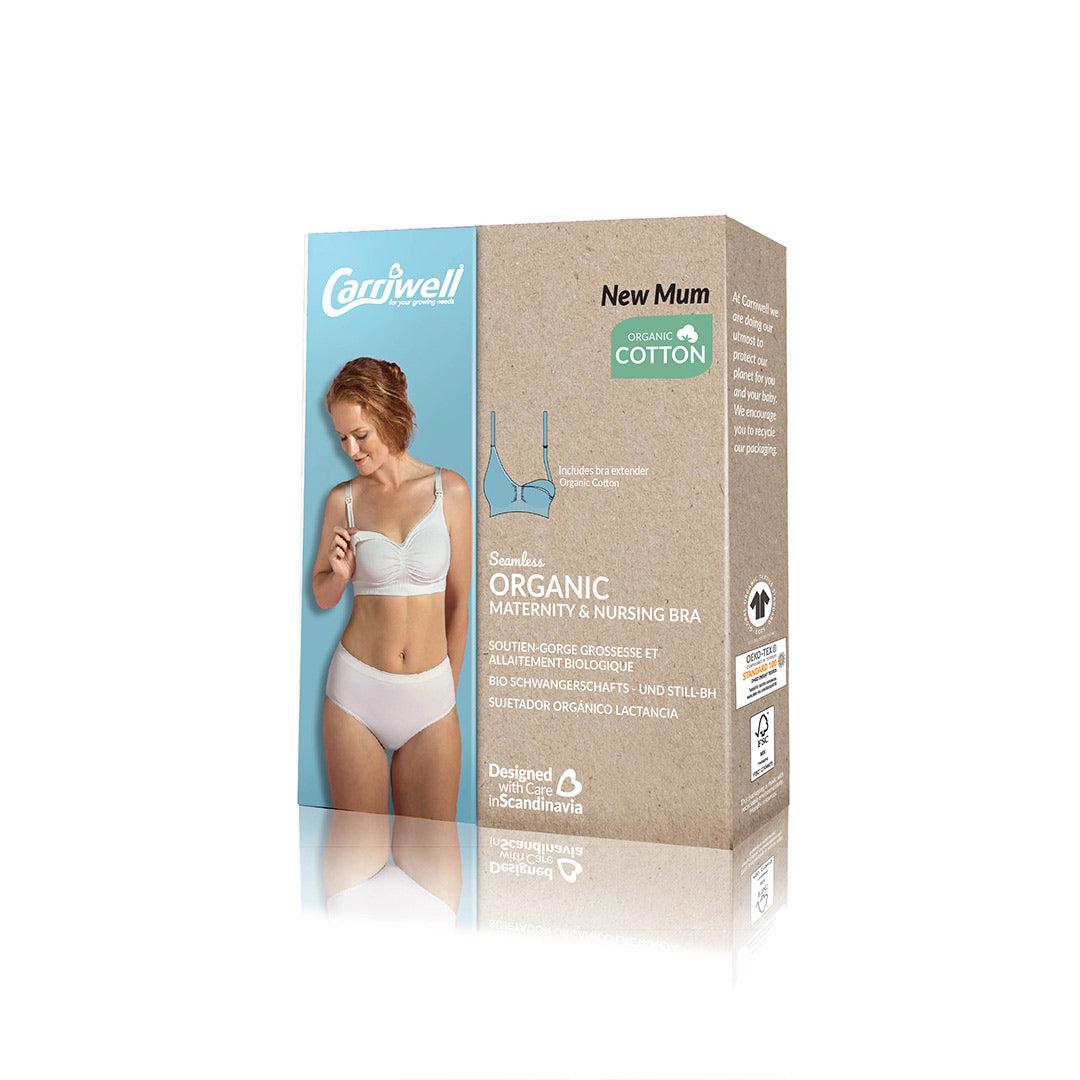 Carriwell Organic Maternity + Nursing Bra - Black-Nursing Bras-Black-Extra Large | Natural Baby Shower