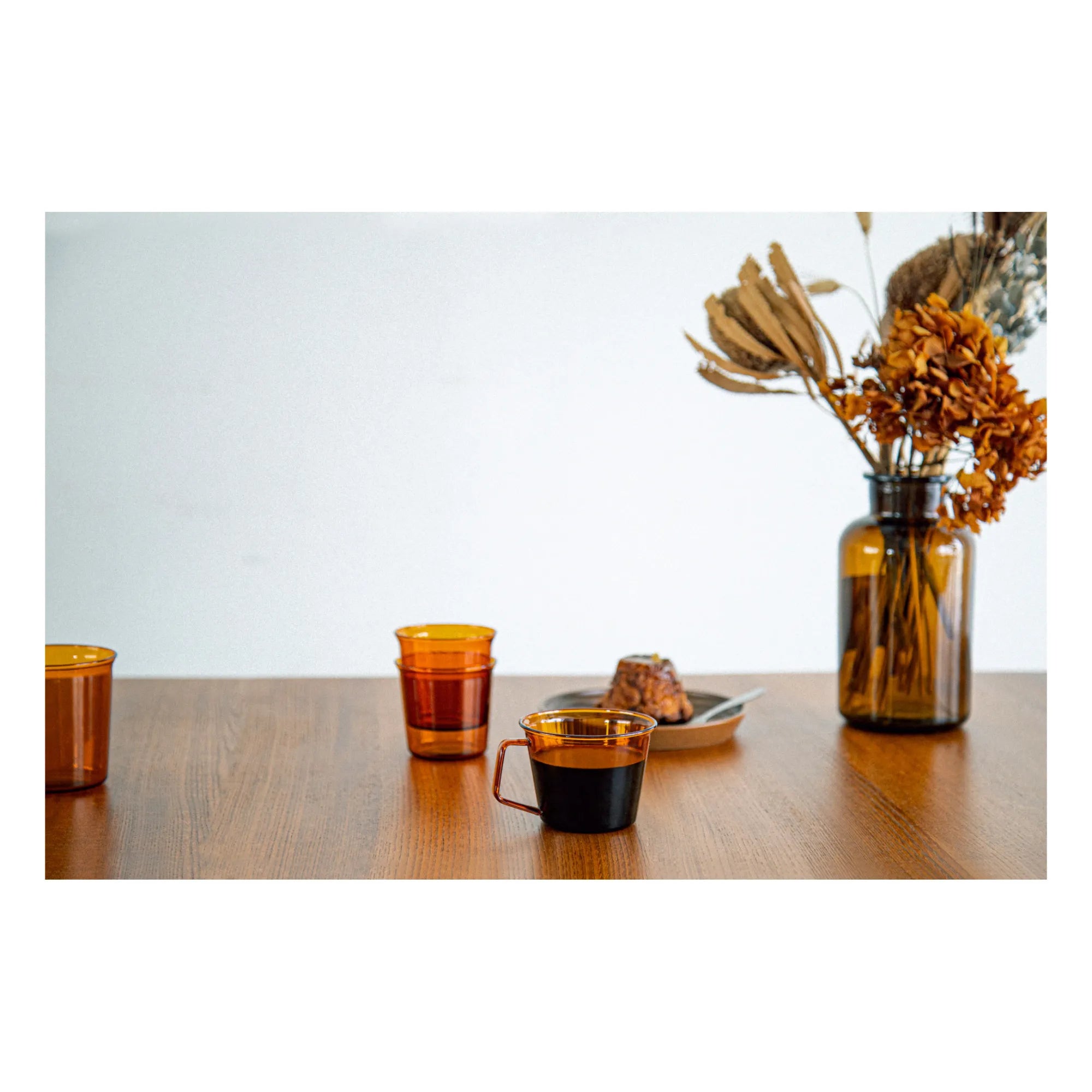 Kinto - Vaso de cristal - 220 ml | Ámbar