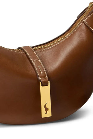 Bolso de piel Croissant Polo Ralph Lauren para mujer