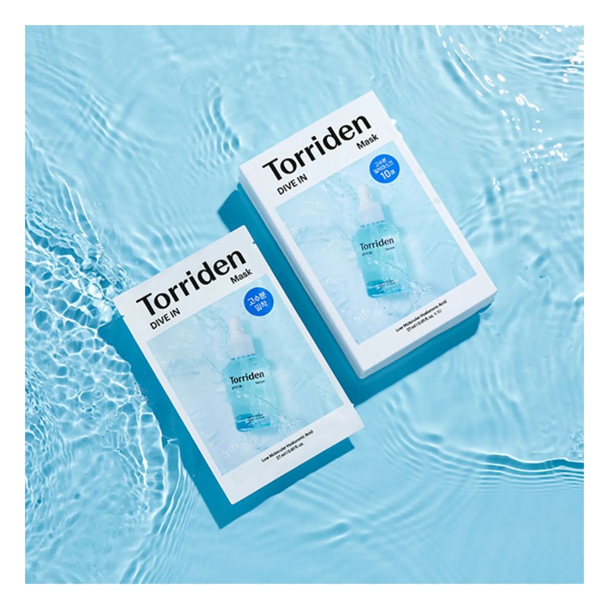 TORRIDEN - Mascarilla facial de tejido con ácido hialurónico Dive In