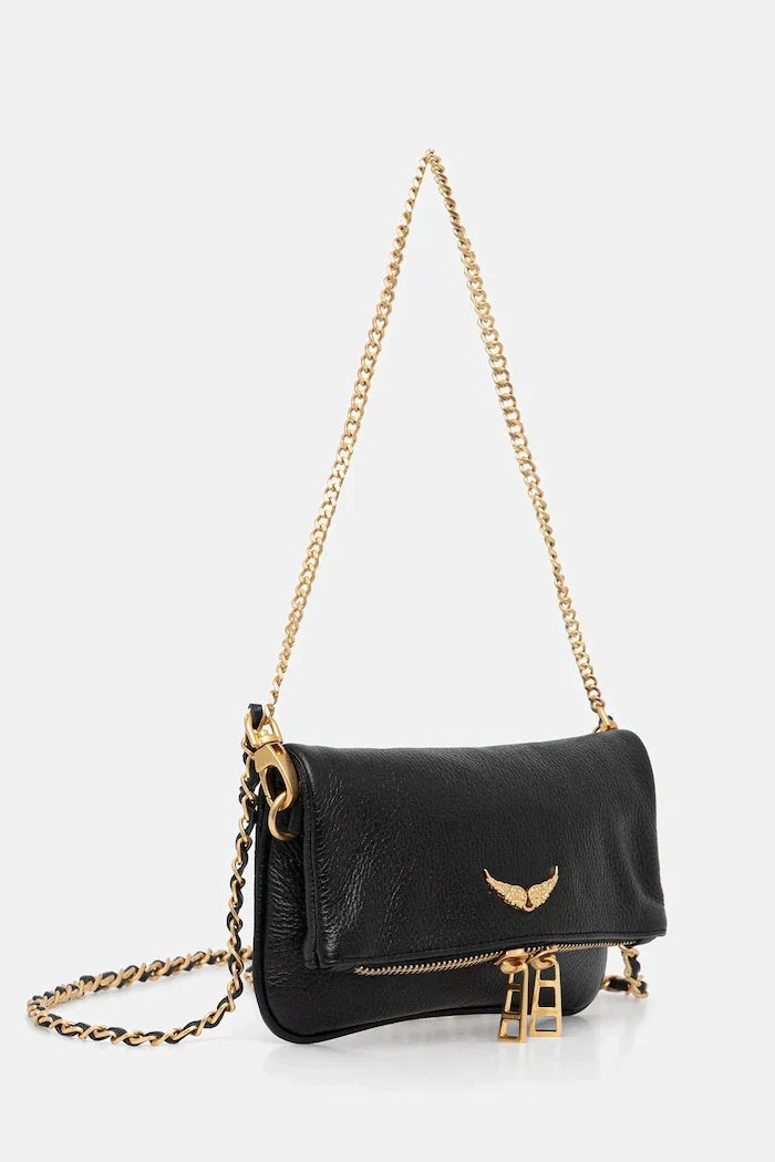 Bolso de piel ZADIG&VOLTAIRE ROCK NANO GRAINED LEATHER