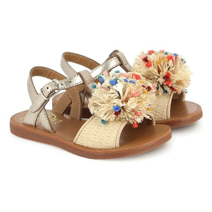 Pom d'Api - Sandalias Ponpon | Crema