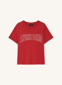 Anine Bing - Shelley Camiseta de algodón | Rojo