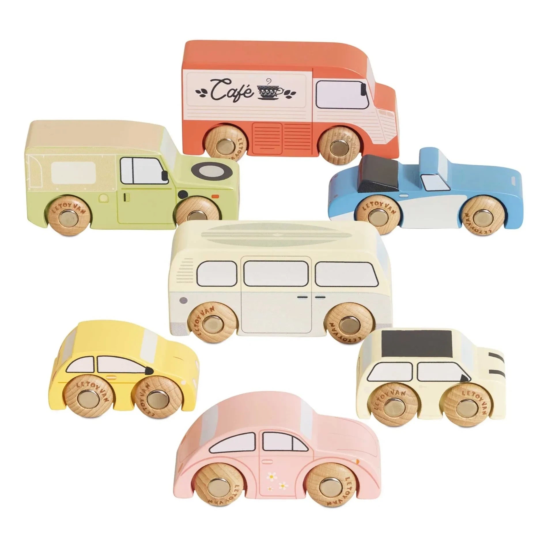 Le Toy Van - Vintage Arabalar - 7'li Set
