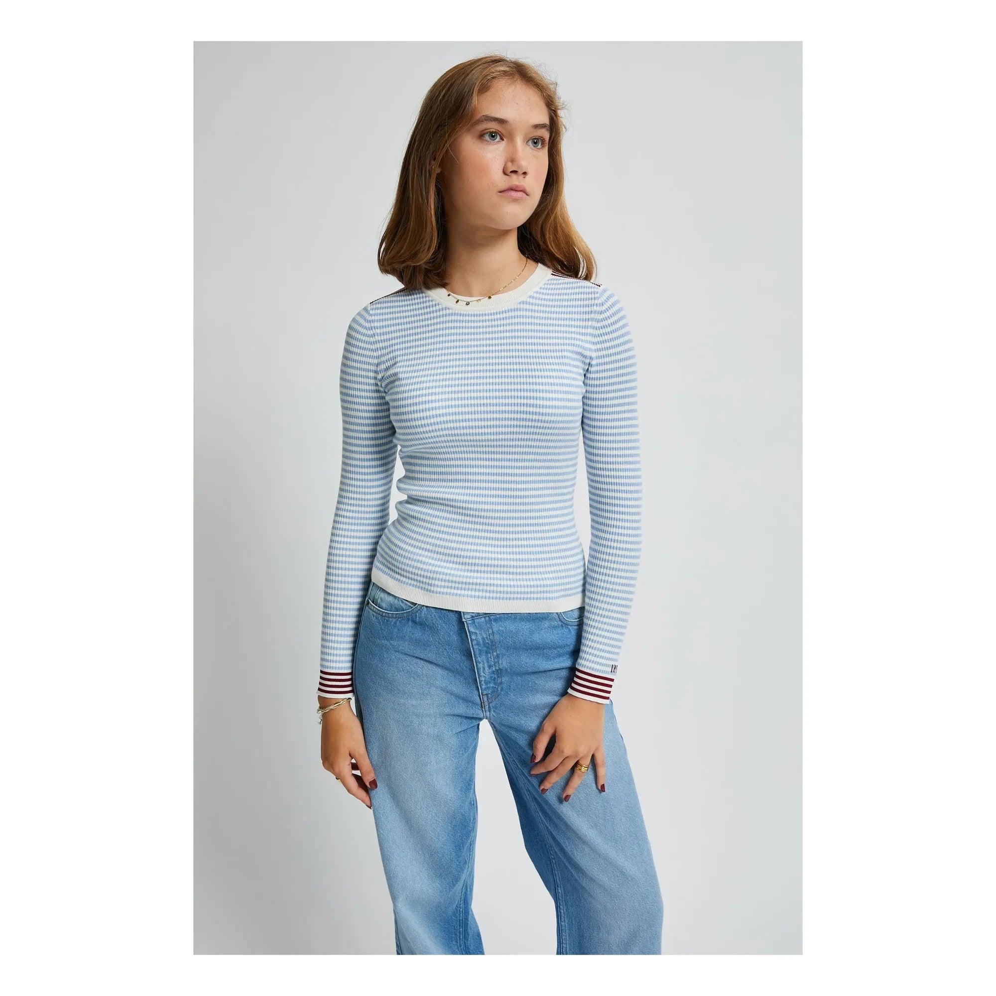 Indee - Jersey a rayas Vesuvio | Azul
