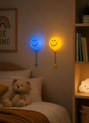 MOB - Bubbly Aplique de pared - MOB x Smiley World | Azul