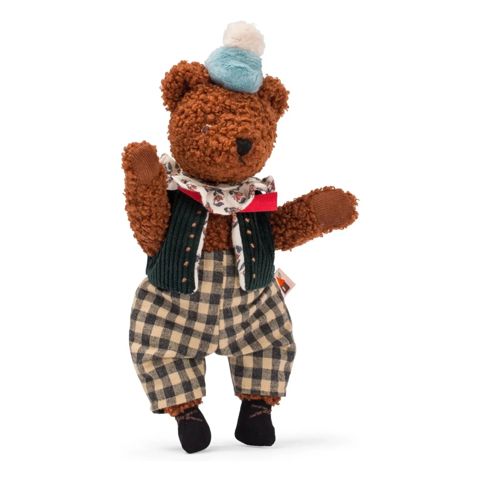 Moulin Roty - Oso de peluche Papa Oso pardo con caja | Marrón