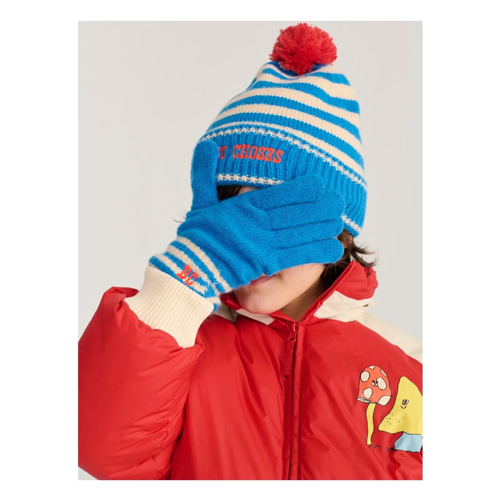Bobo Choses - BC Geri Dönüştürülmüş Elyaf Eldivenler | Mavi
