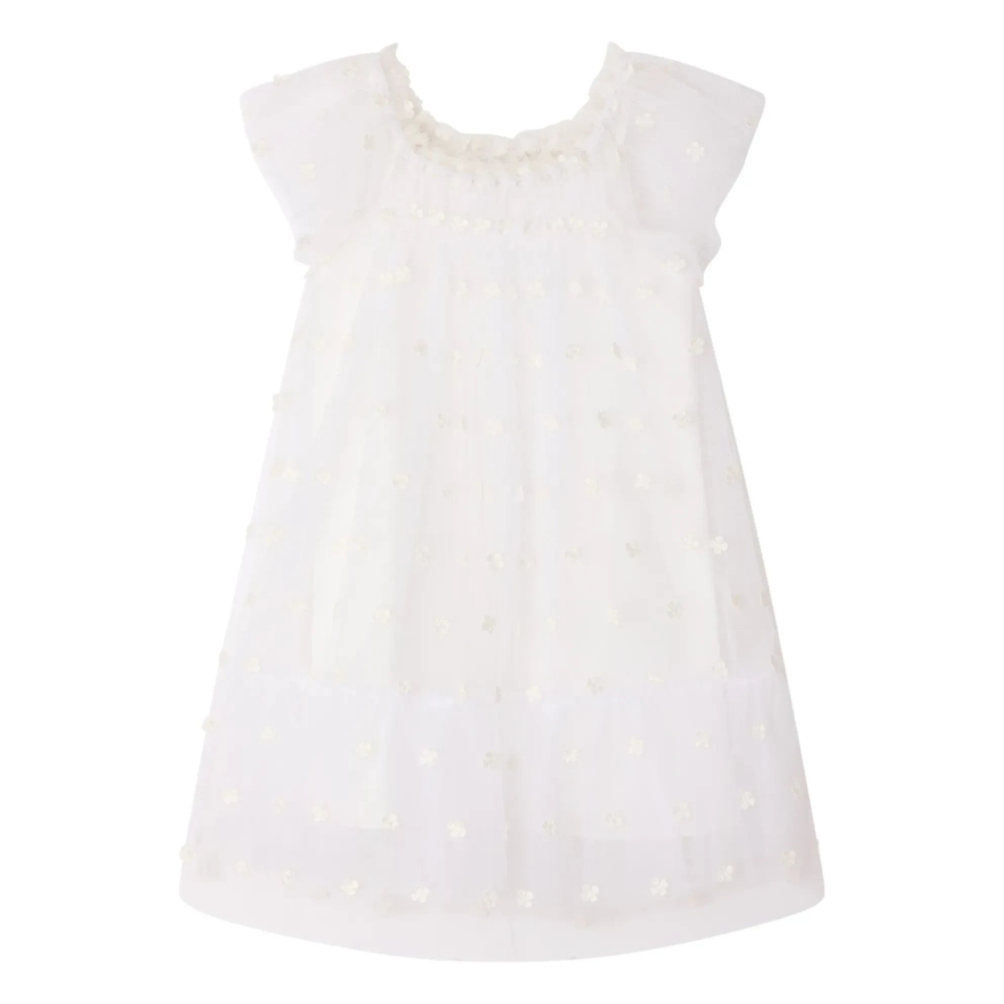 Bonpoint - Vestido de tul Lisabeth | Blanco