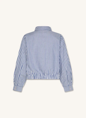 AO76 - Camisa de Rayas Angele | Azul