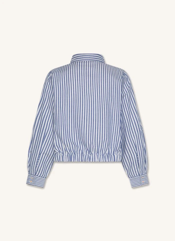 AO76 - Camisa de Rayas Angele | Azul
