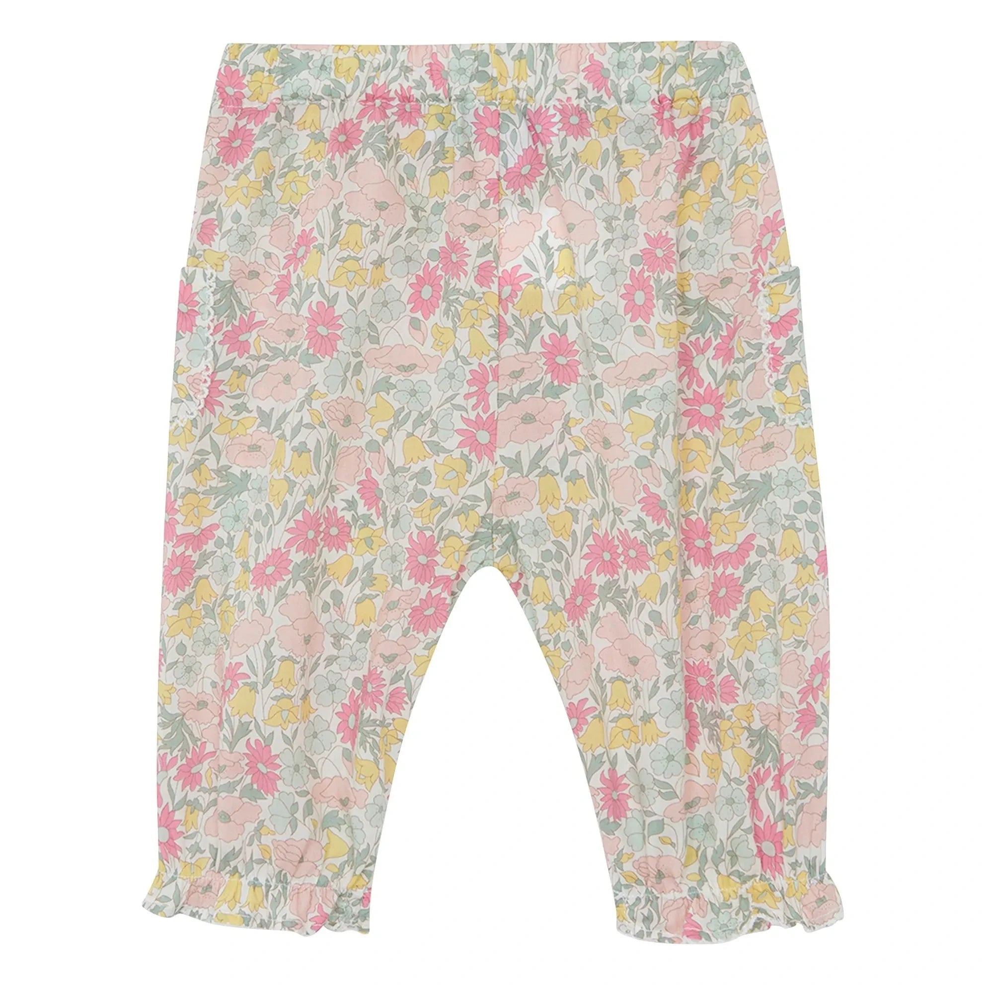 Tartine et Chocolat - Pantalones con volantes Liberty | Amarillo