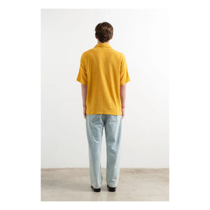 Edmmond Studios - Camisa de manga corta color mostaza Straw Land
