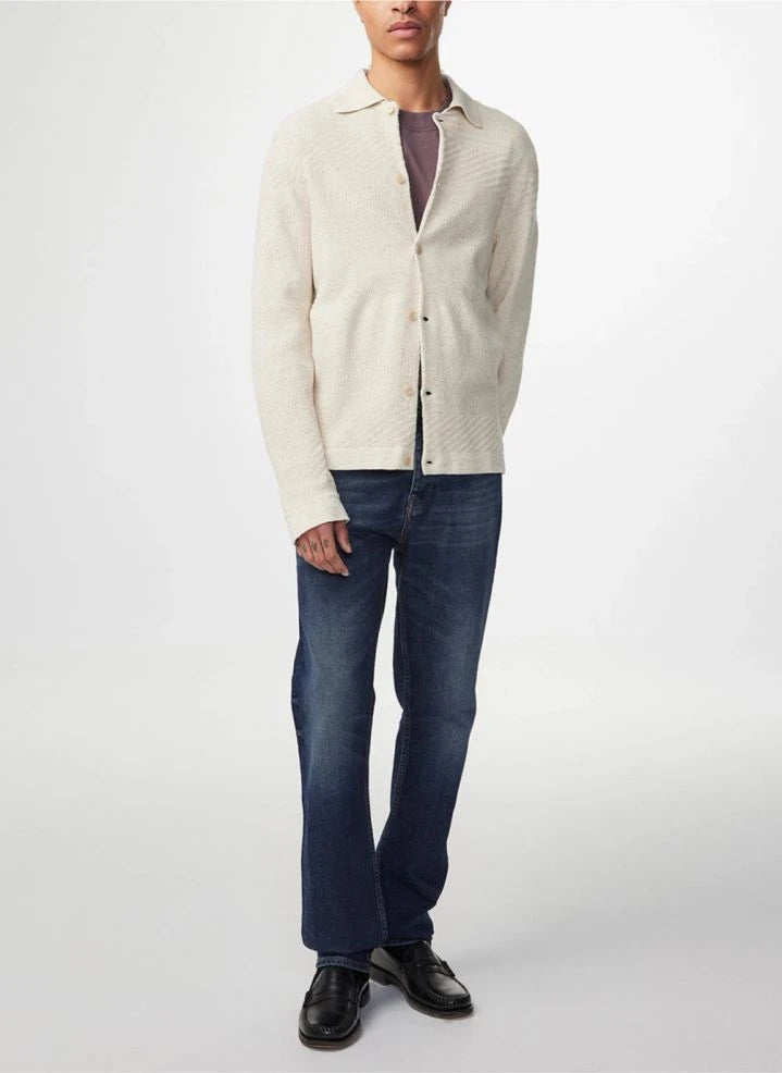 NN.07 - Chaqueta de Algodón y Lino Troy 6575 | Natural