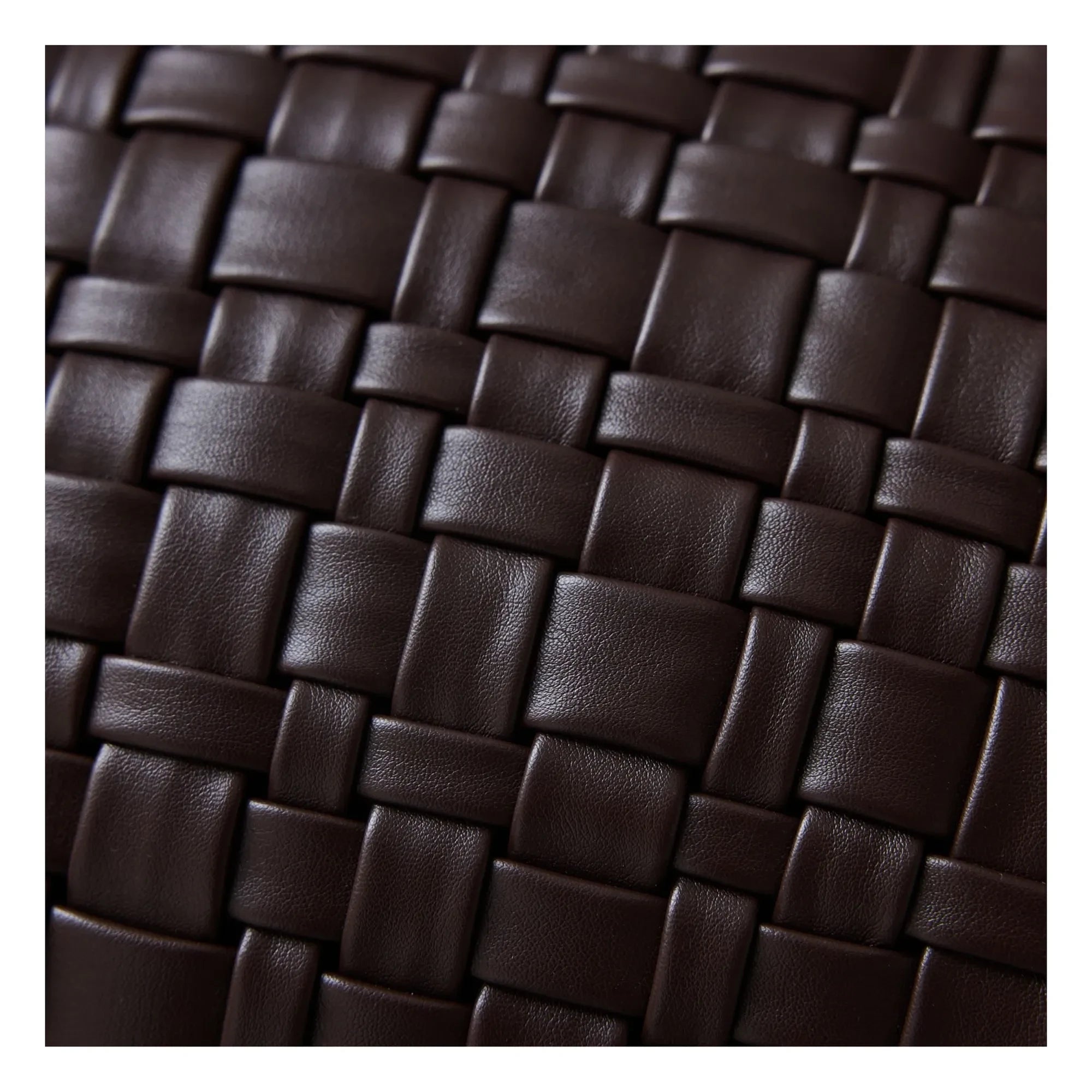HKliving - Vegan deri yastık | Chocolate