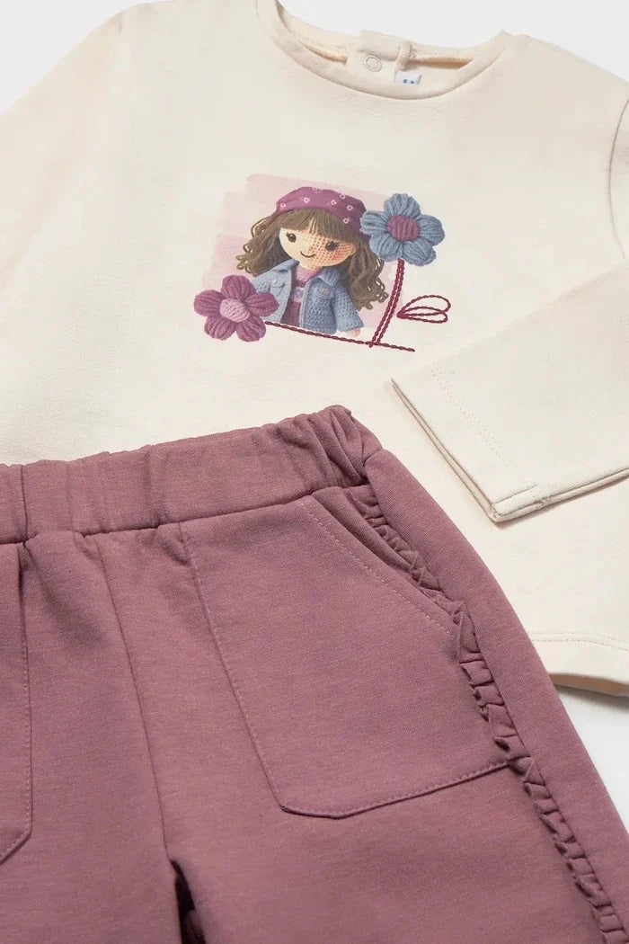Conjunto de chándal de algodón Mayoral para niños