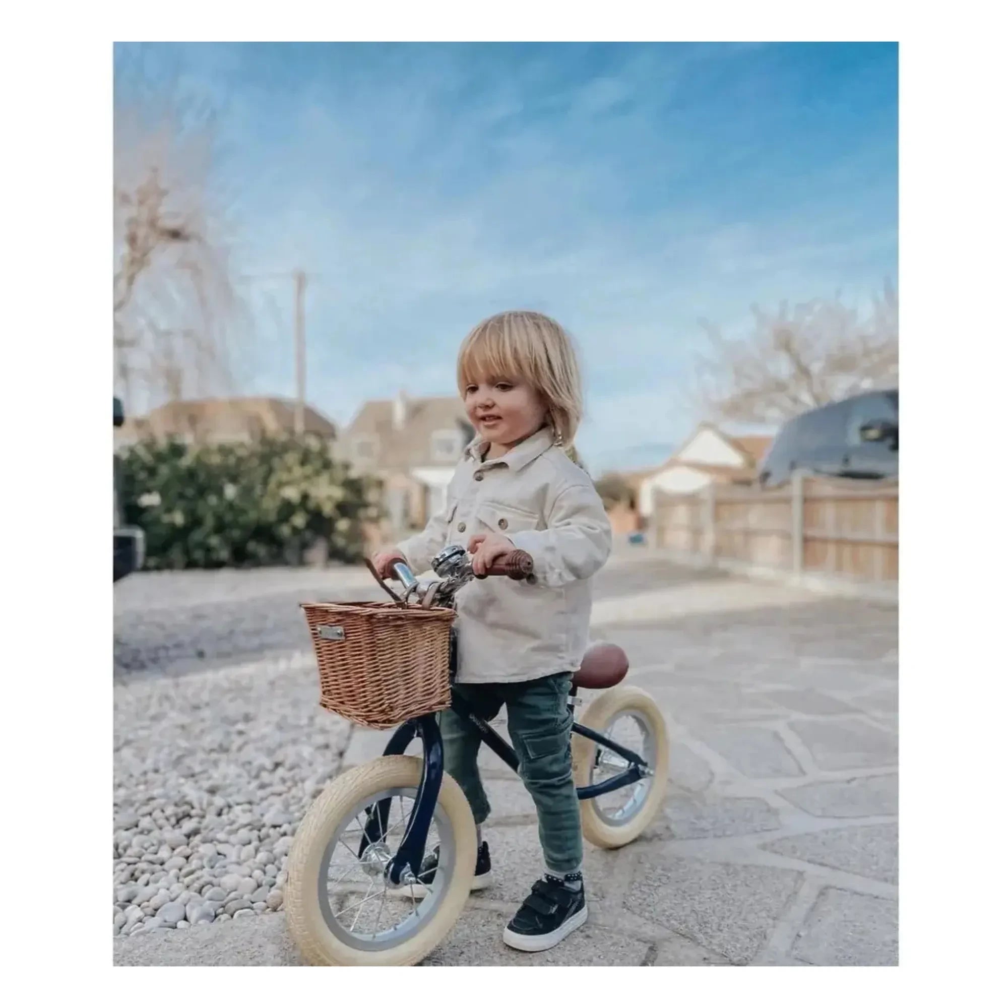Patinete Bobbin - Moonbug 12" | Azul marino