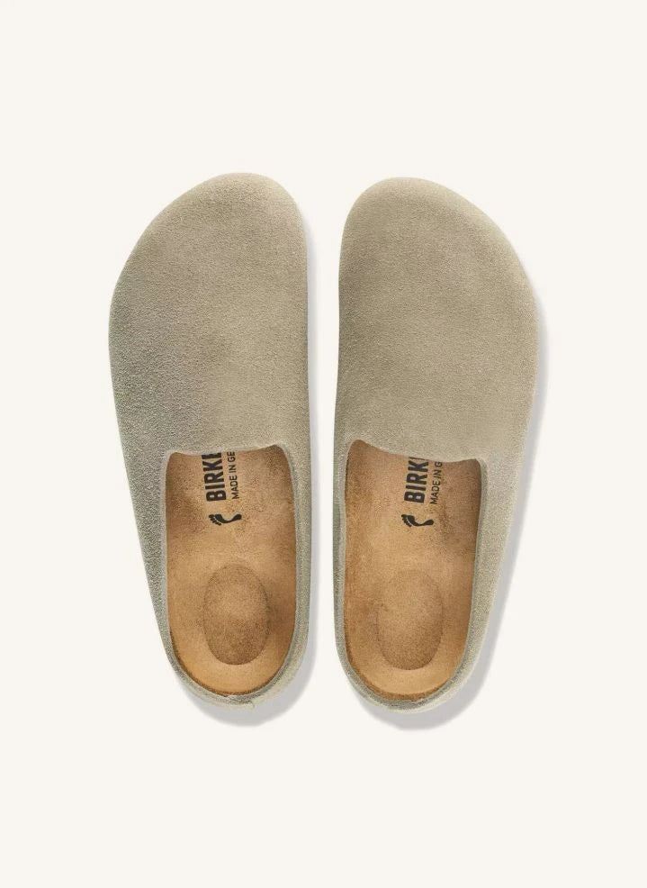 BIRKENSTOCK - Amsterdam Zuecos de Ante Envueltos