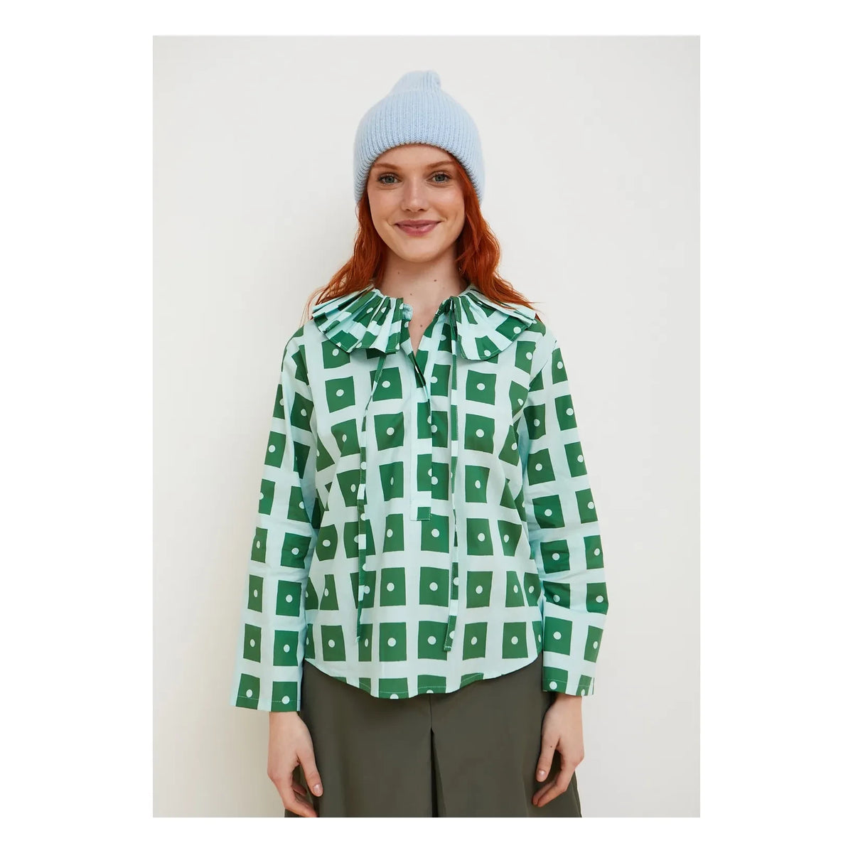 Dr Bloom - Blusa Heidi Pamuk | Azul claro