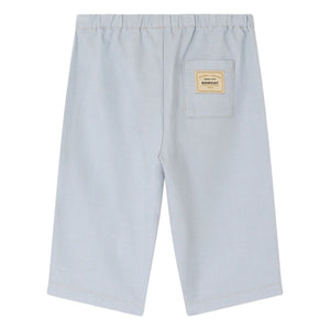 Bonpoint - Pantalón de algodón orgánico Bandy | Azul claro
