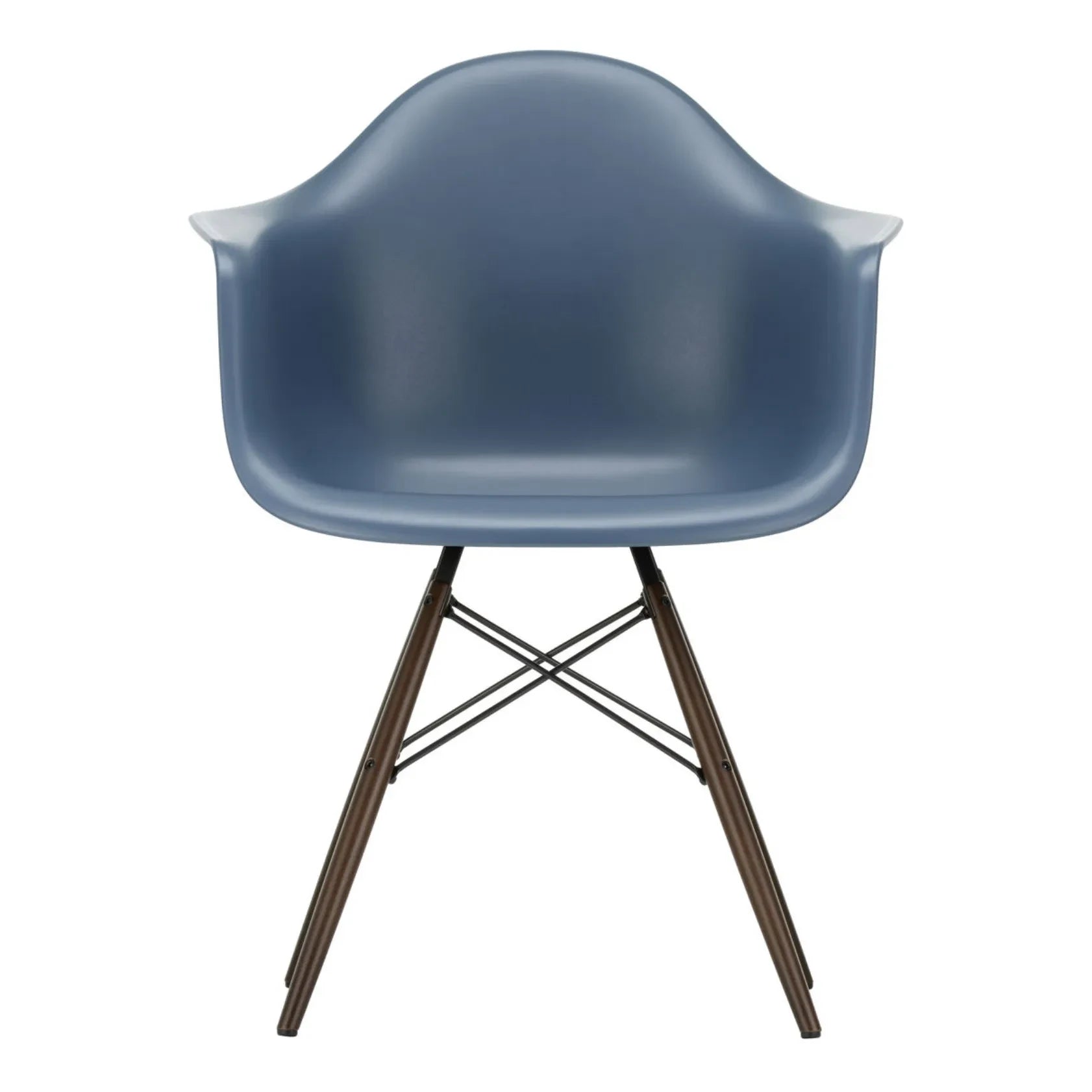 Vitra - Silla DAW - base de arce - Charles & Ray Eames | Azul marino