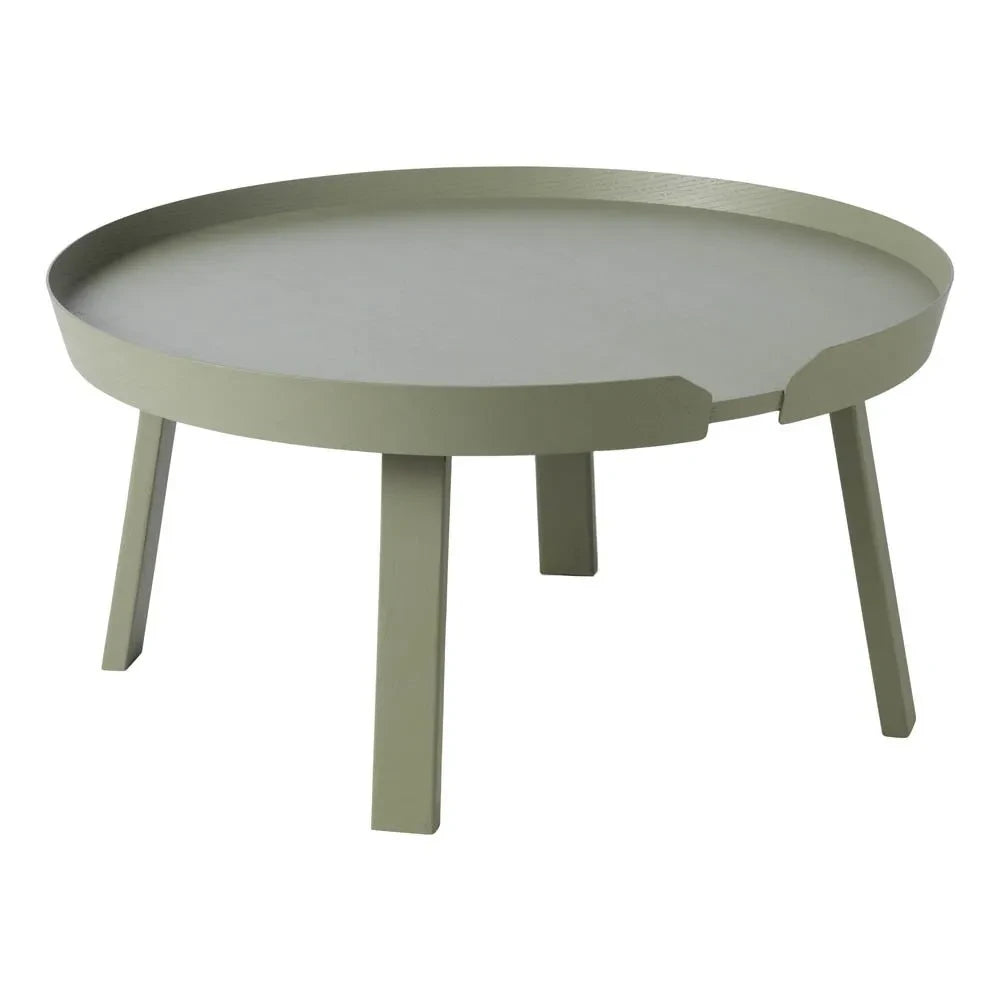 Mesa de centro redonda Muuto - verde pálido