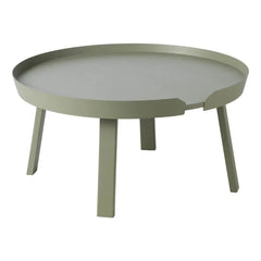 Mesa de centro redonda Muuto - verde pálido