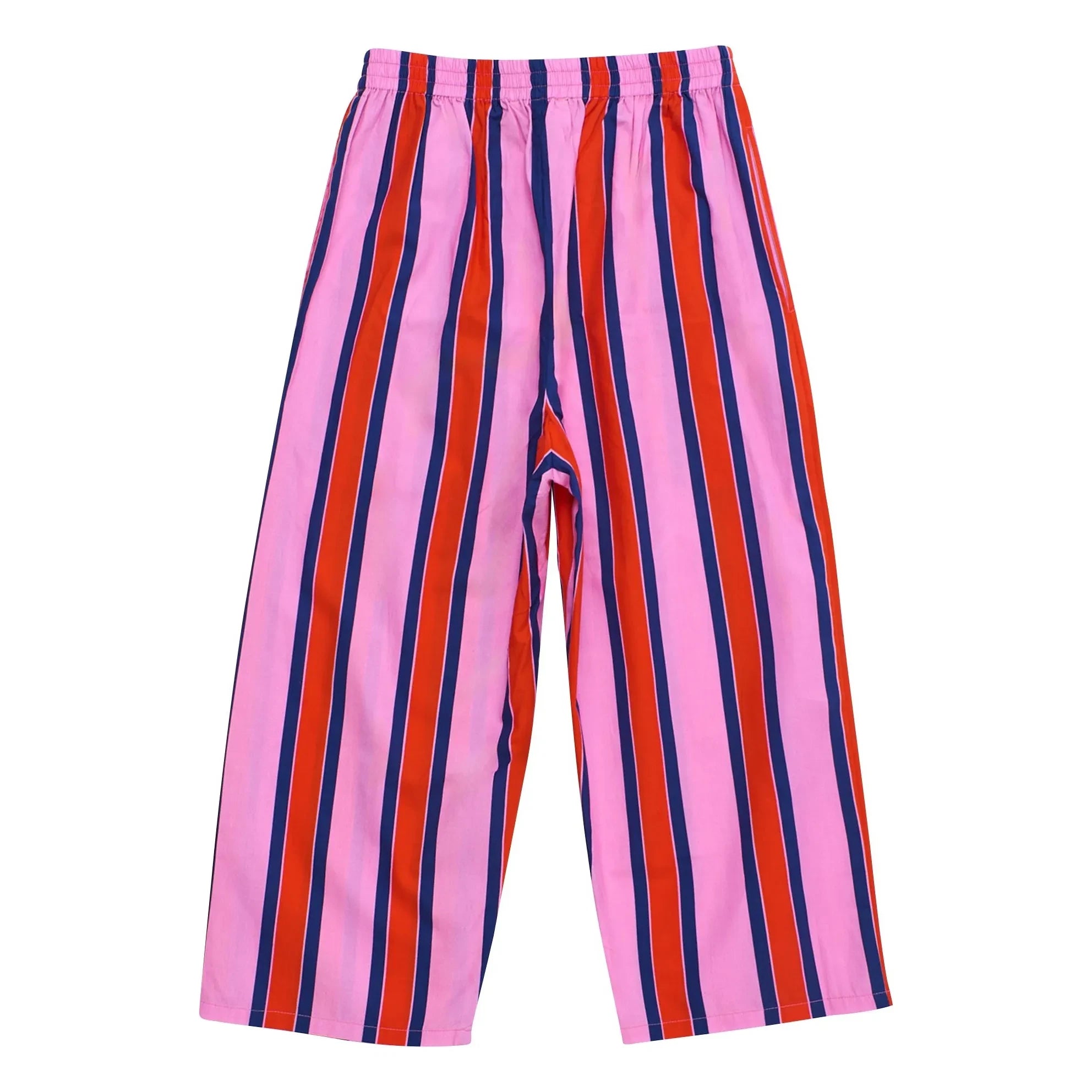 Maison Mangostan - Pantalones a Rayas | Rosa