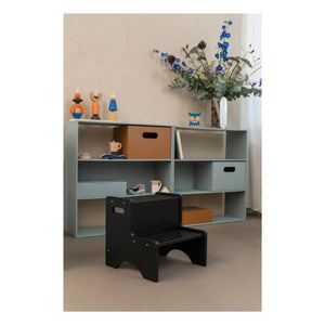Nofred - Escalones de madera | Negro