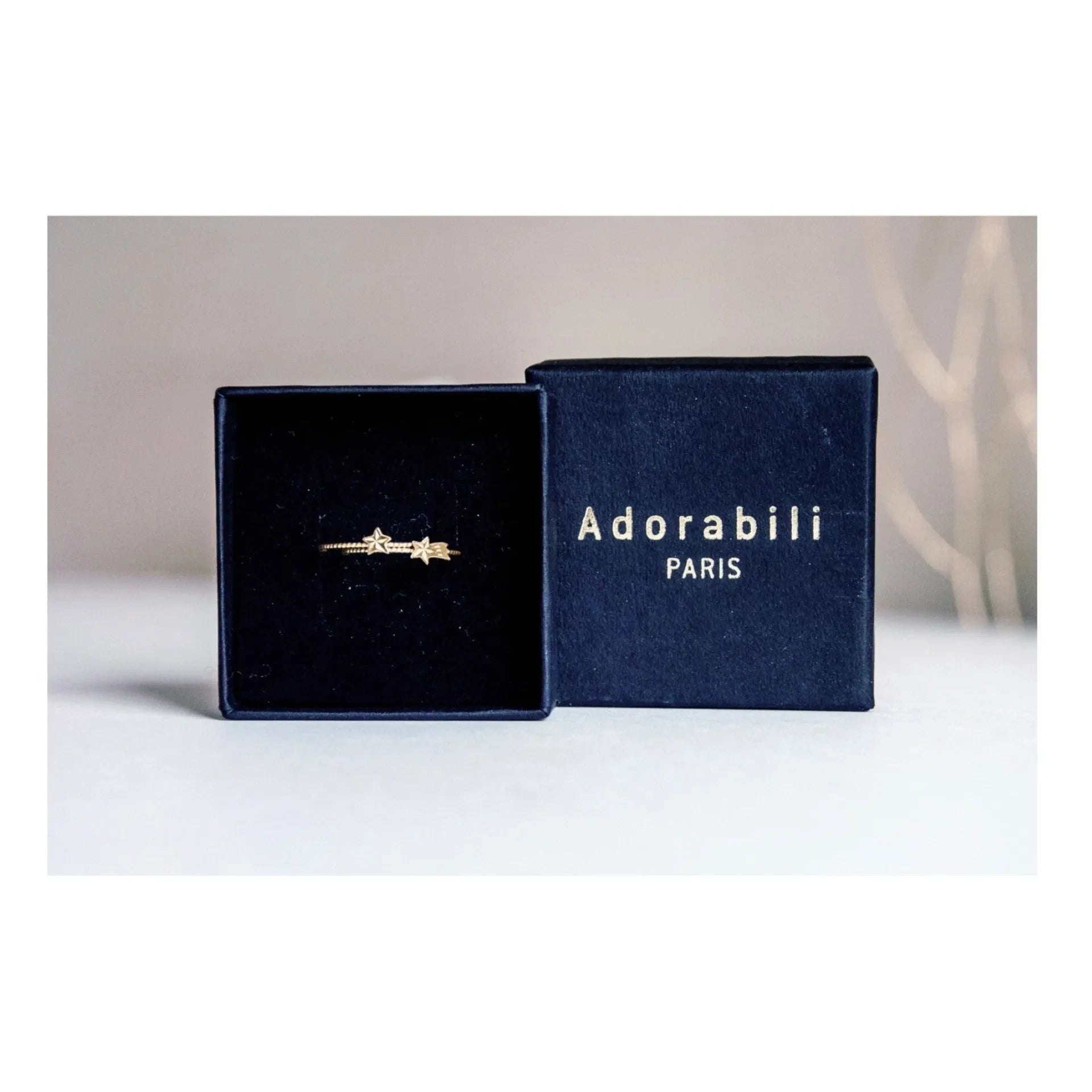 Adorabili - Dúo de anillos de estrellas | Oro