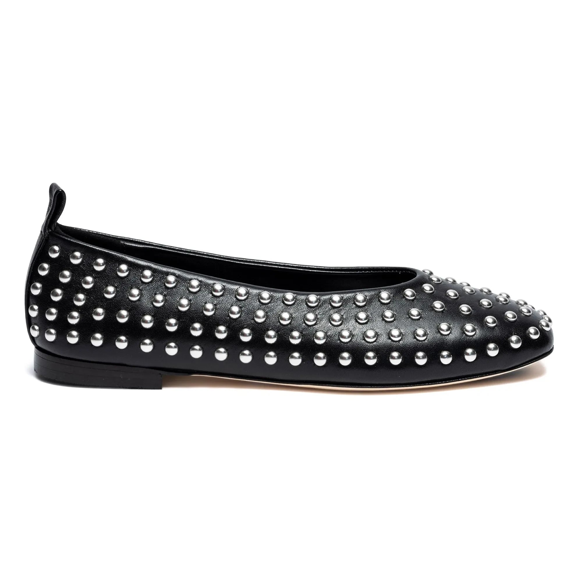 Odare - Bailarinas de piel napa Alba | Negro