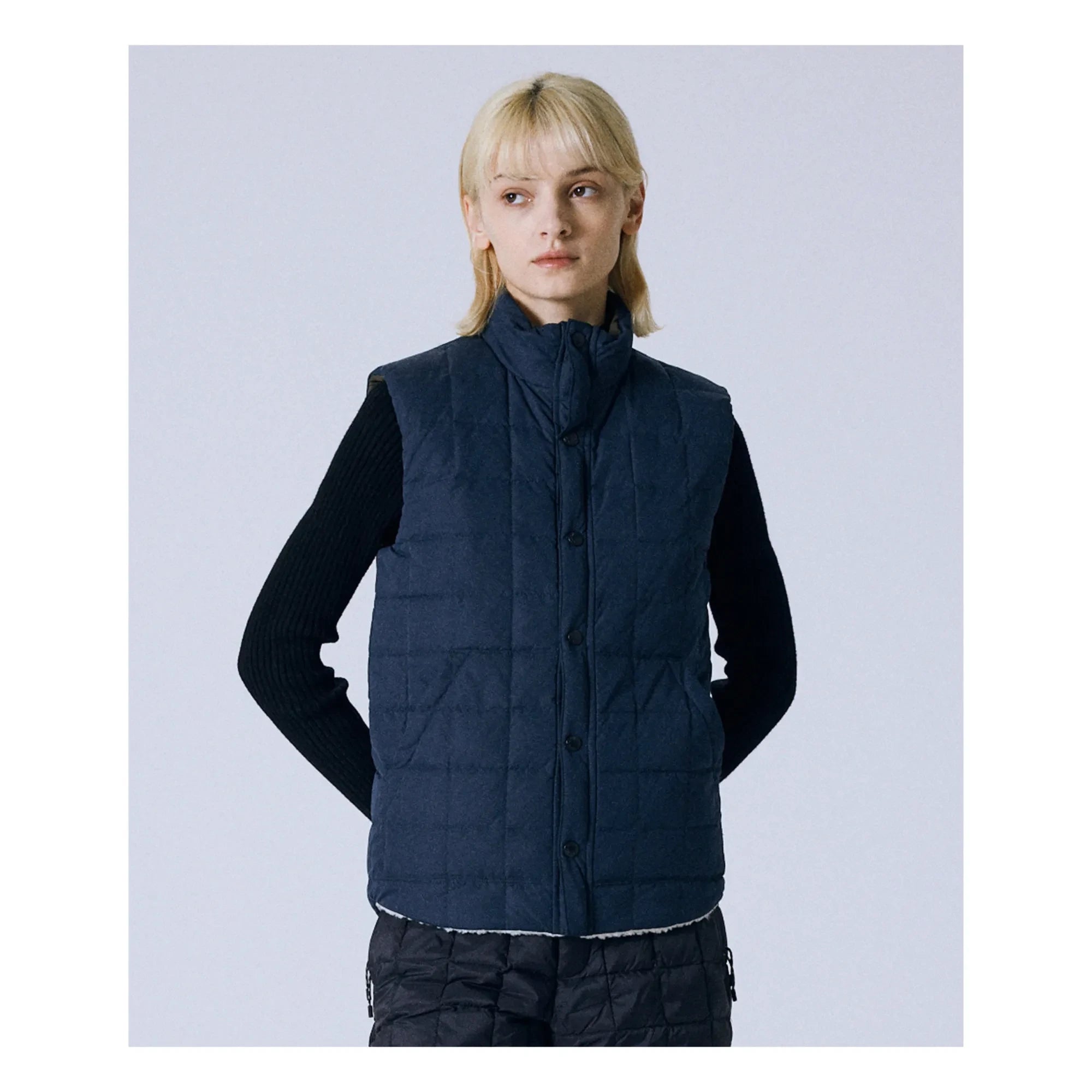 Taion - Chaleco Reversible de Montaña | Azul Marino