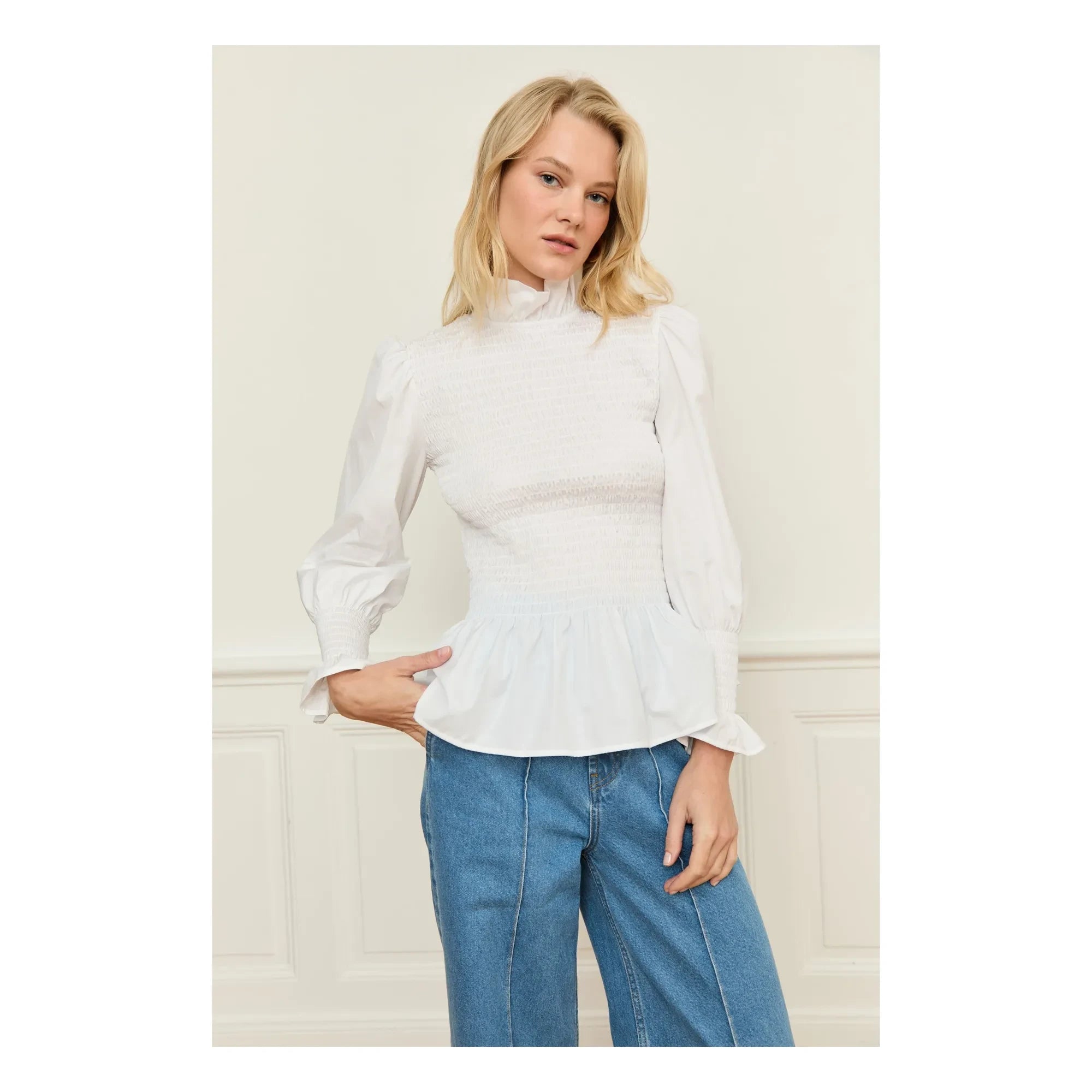 Maria de la Orden - Blusa Aleria | Blanco