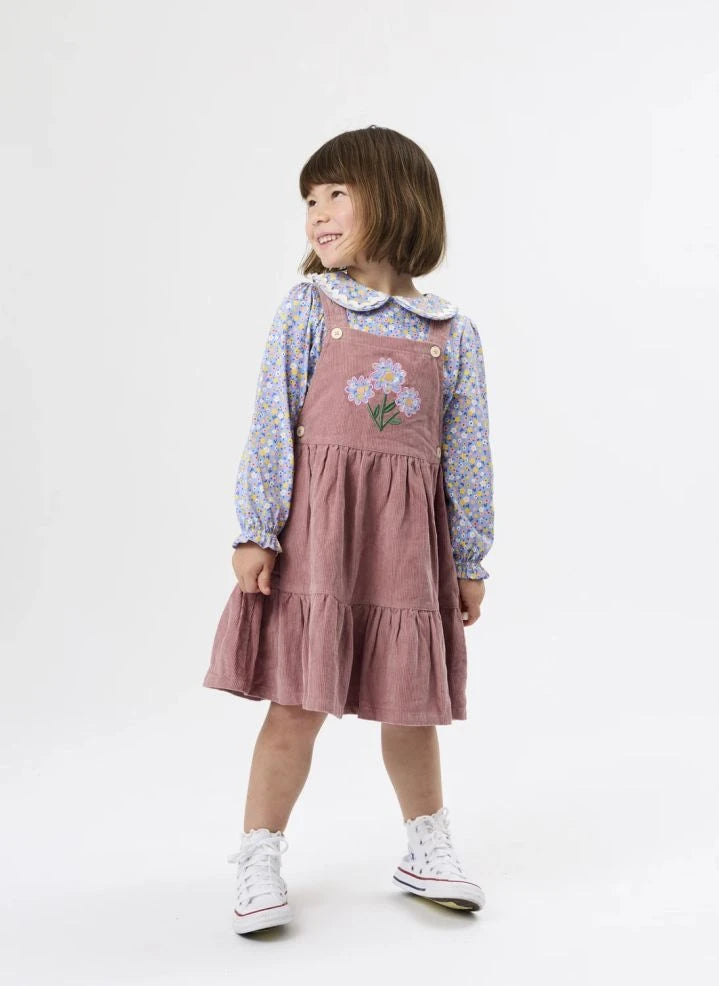 Goldie + Ace - Mono floral rosa polvo