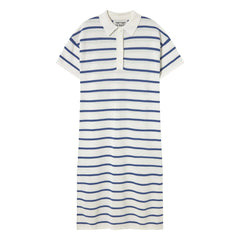 The Tiny Big Sister - Vestido Polo Rayado | Azul