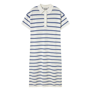 The Tiny Big Sister - Vestido Polo Rayado | Azul