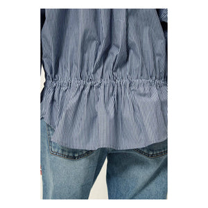 Sessùn - Blusa de algodón a rayas Santalin | Azul