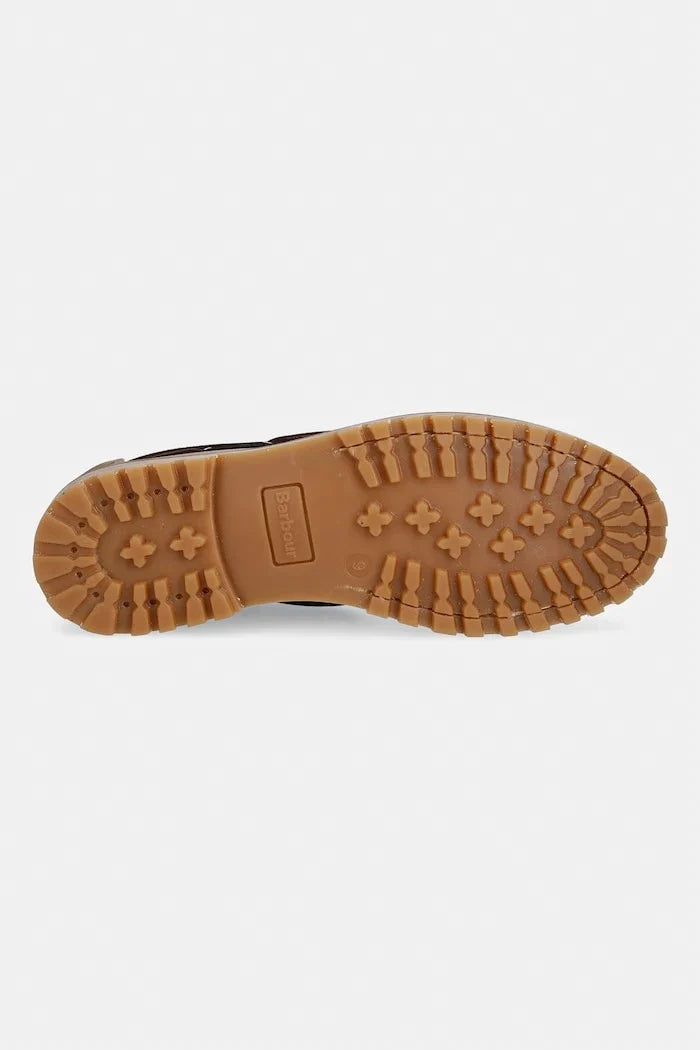 Mocasín de cubierta de cuero Barbour para hombre