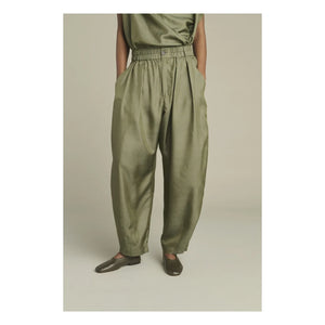 Soeur - Pantalones de seda Vernon | Verdete