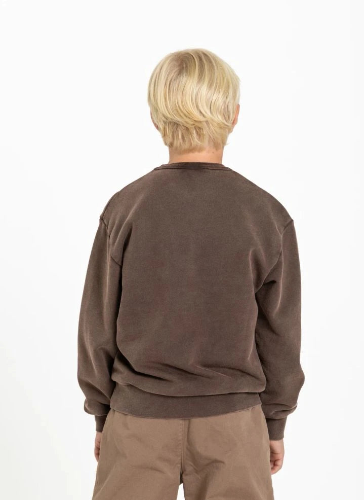 Finger in the nose - "Blow Good Luck" Sudadera de algodón orgánico | Chocolate
