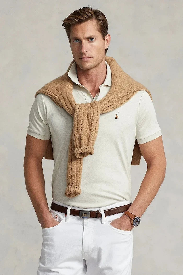 Polo Ralph Lauren Camiseta de algodón con cuello