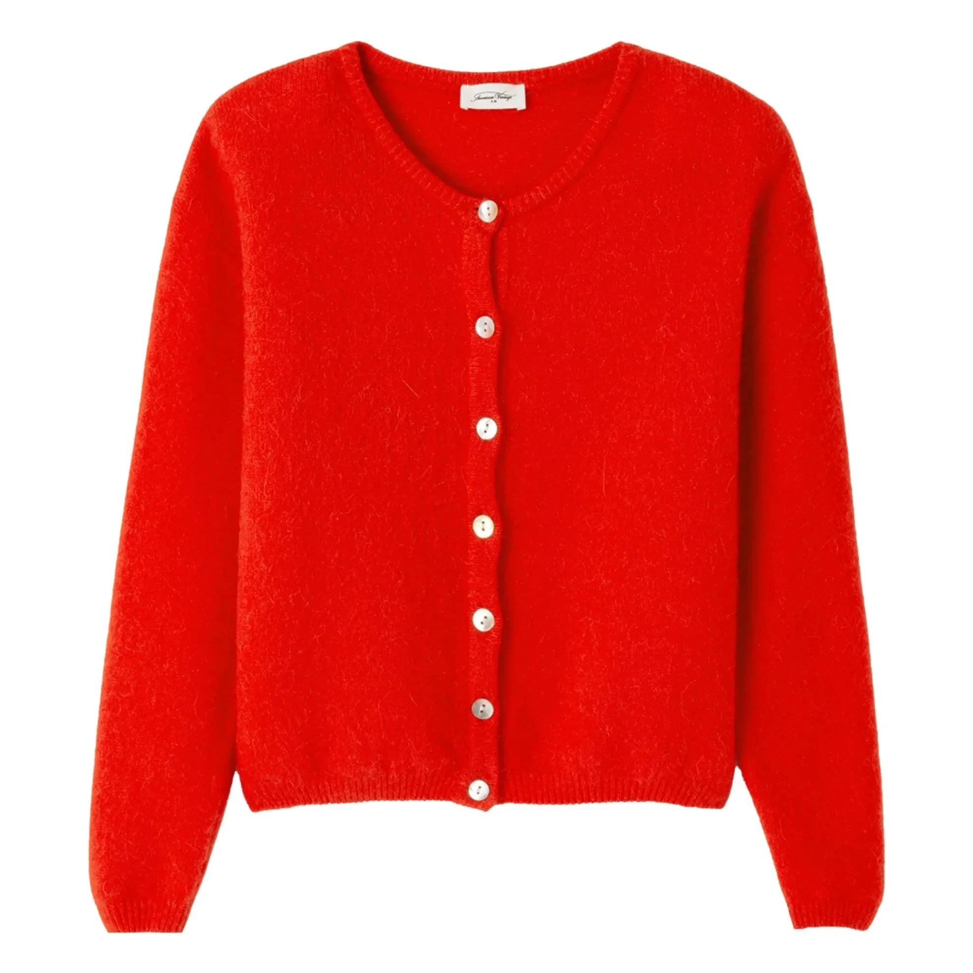 American Vintage - Chaleco de alpaca y lana Vitow | Rojo