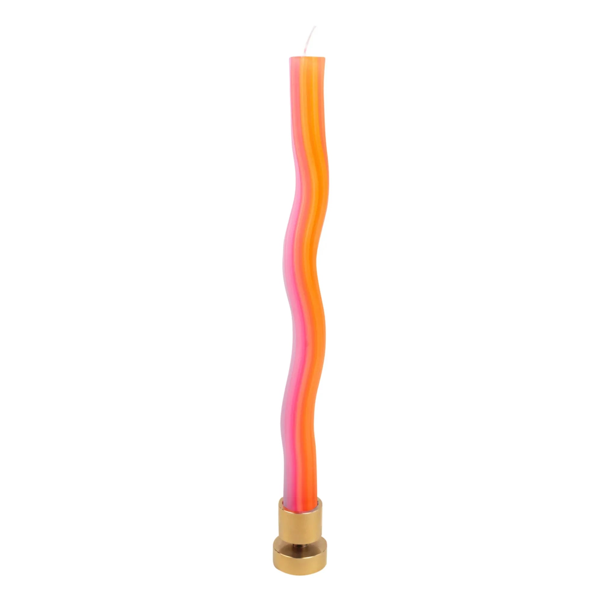 Lex Pott - Velas Wiggle - Set de 2 | Naranja