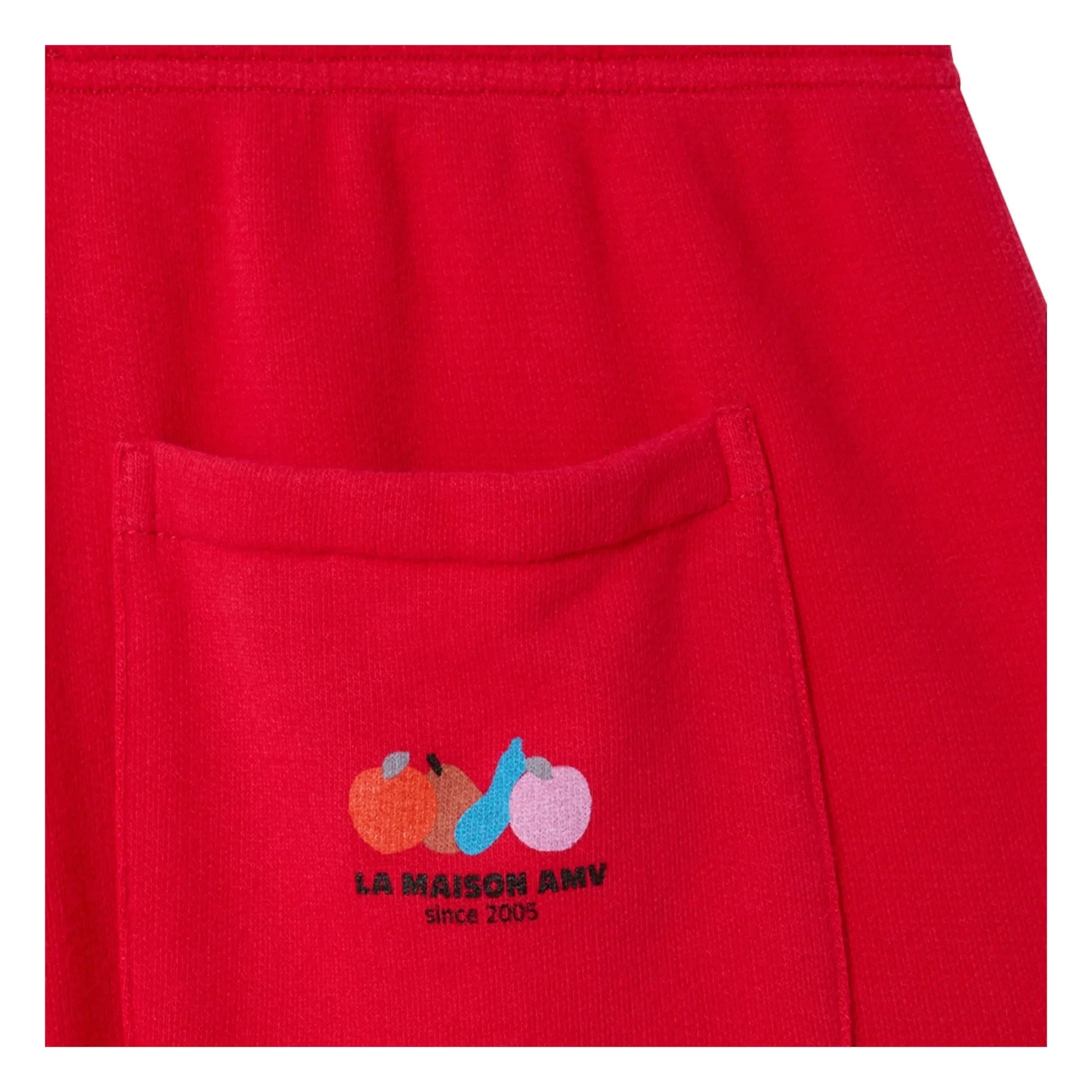 American Vintage - Atubay Pamuk Jogger | Rojo tomate