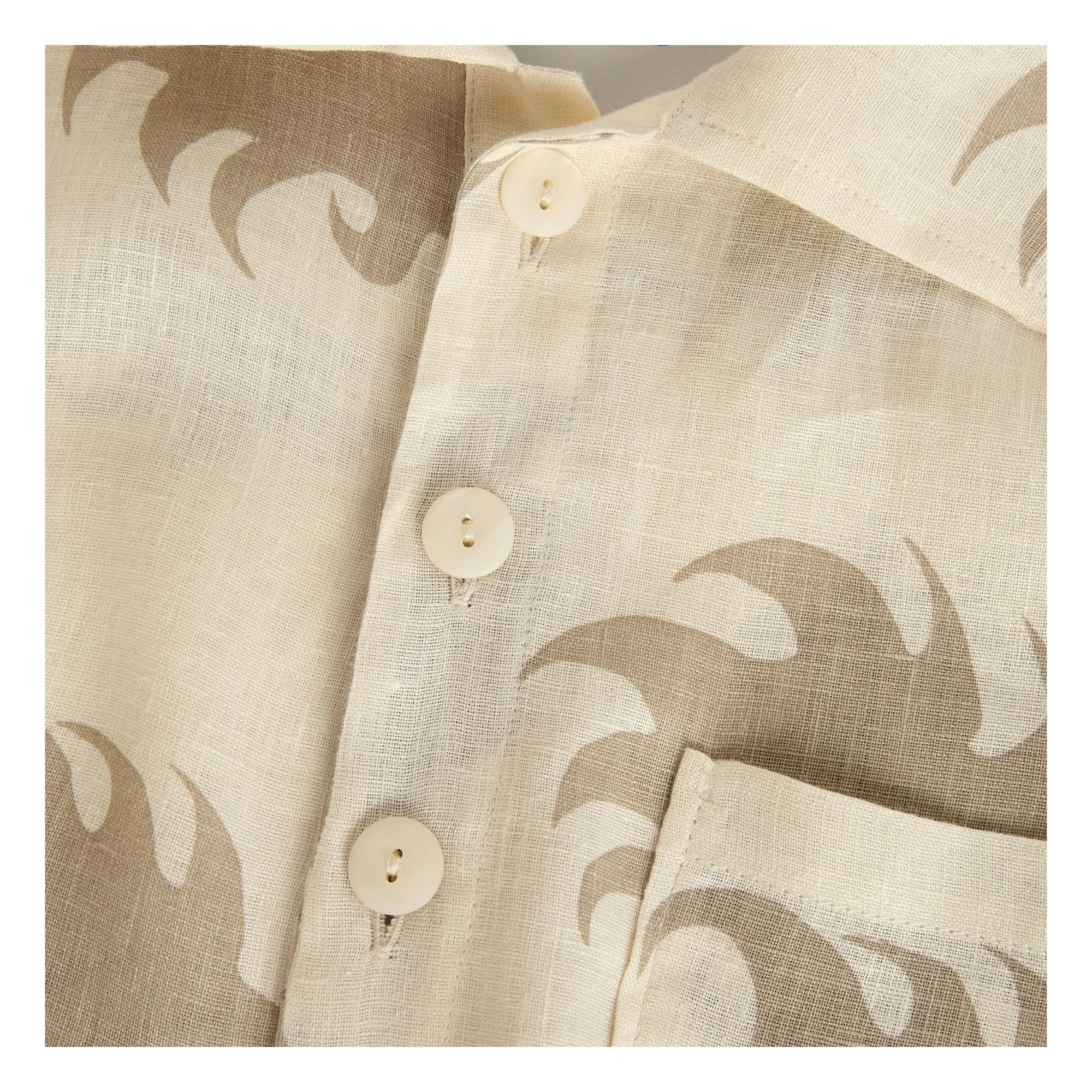 OAS - Camisa de lino Hazel Ember Girona | Beige