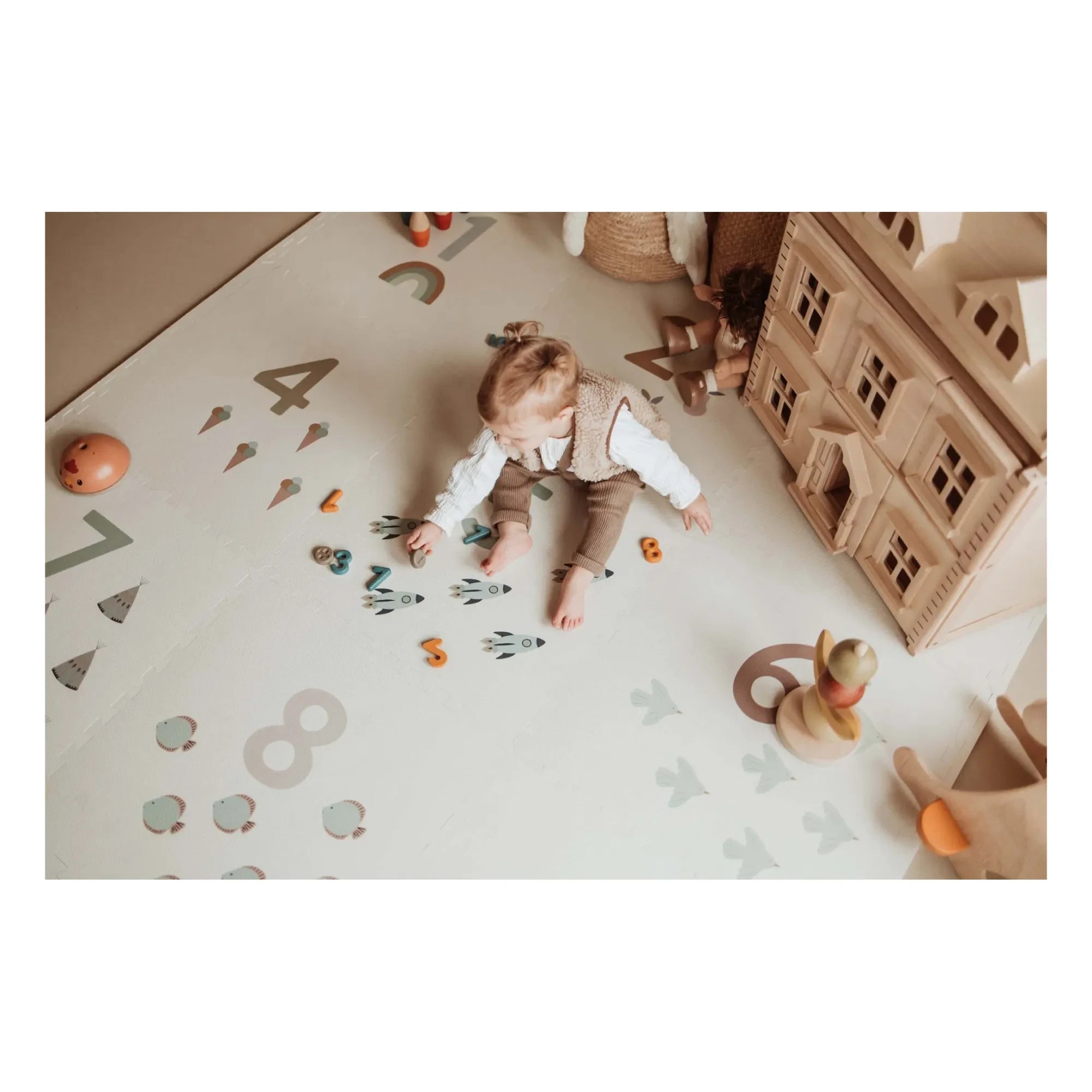 Play and Go - Esterilla de juego modular Tiloo - Número